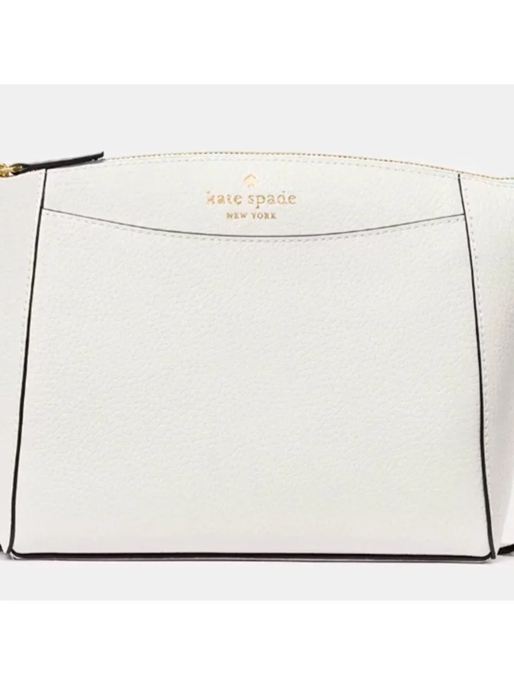 S Kate Spade Monica Crossbody Bag Meringue White Leather Purse WKR00258 NWT $279